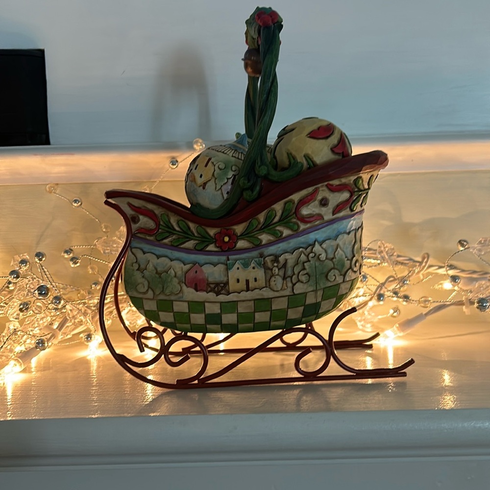 Vintage Jim Shore “Sleigh Bells Ring”